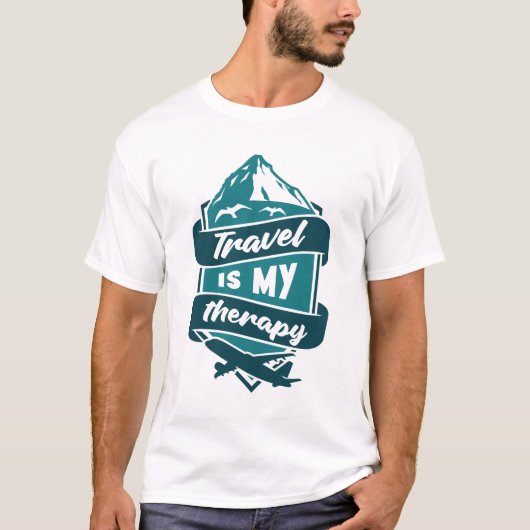 トラベルマイマイセラピー Tシャツ (正面)