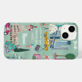 トラベルマップニューヨークローマ | Iphone 6 plusケース Case-Mate iPhoneケース (裏面 (横))