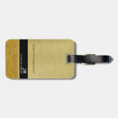 トラベルマップ金ゴールドクラスアドベンチャー国際的ズ ラゲッジタグ (裏面横)