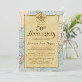 トラベルマップ 50周年 ご招待 招待状 (スタンド正面)