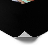 トラベルメモリーズコラージュ36 X 24黒の背景 ポスター (角)