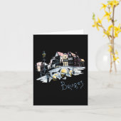 トラベルヨーロッパBelgium Brugesファミリーバケーションスーヴ カード (黄色い花)