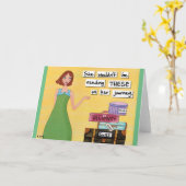 トラベルライト – 感動的ファインアートカード カード (黄色い花)