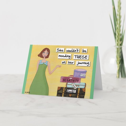 トラベルライト – 感動的ファインアートカード カード (正面)