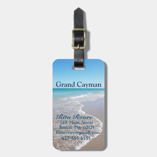 トラベルラゲッジタグコレクション ラゲッジタグ (正面縦)