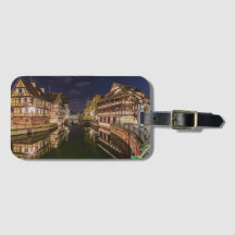 トラベルラゲッジタグFranceフォトナイトストラスブール