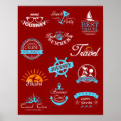 トラベルラベル ポスター (正面)