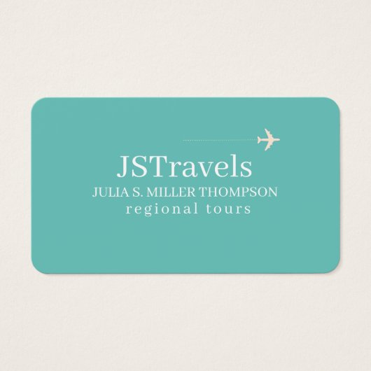 トラベルリージョナルツアーライト – ティール(緑がかった色) (正面)