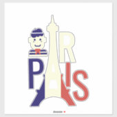 トラベルワールドシティズパリエッフェルタワー シール (シート)