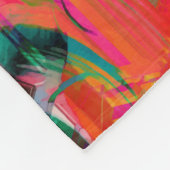 トラベルワールド抽象芸術シティ建物スカイライン フリースブランケット (角)