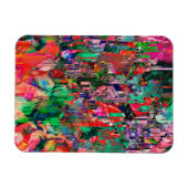 トラベルワールド抽象芸術シティ建物スカイライン マグネット (横)