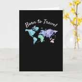 トラベルワールド カード (黄色い花)