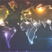 トラベルワールド シール (正面)