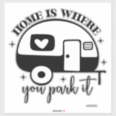 トラベル好き向けの可愛いRVデカール&ヴァンライフビーブ シール (シート)