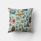 トラベル枕クッション クッション (裏面)