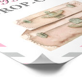 トラベル エアプレーン パーティー 荷物 預かり ギフト テーブル ポスター (角)