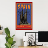トラベル – スペイン – ガウディ ポスター (ホームオフィス)