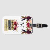 トラベル スーツケース モノグラム  luggage ラゲッジタグ (正面横)