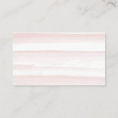 トラベル ピンク スーツケース ブライダル シャワー レジストリー エンクロージャーカード (裏面)