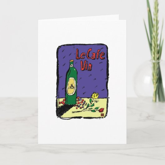 トラベル – フランス – ルカフェヴィン 招待状 (正面)