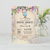 トラベル ブライダルシャワー 招待状 (スタンド正面)