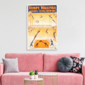 トラペーズ、アクロバット及びト飛んでいるロポリン キャンバスプリント (インサイチュ (リビング))