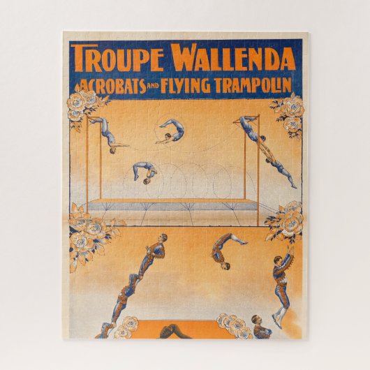 トラペーズ、アクロバット及びト飛んでいるロポリン ジグソーパズル (縦)