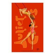 トラペーズ・アーティストアクロバット・ジュリエット・サーカス