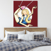 トラペーズ キャンバスプリント (インサイチュ (寝室))