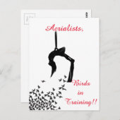 トラペーズ・スイング・アエリアリスト ポストカード (正面/裏面)