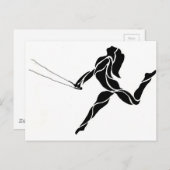 トラペ飛んでいるーズスタイル ポストカード (正面/裏面)