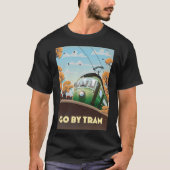 トラムで行く Tシャツ (正面)