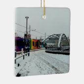 トラムストライプのス セラミックオーナメント (右)