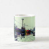 トラムストライプの、橋 コーヒーマグカップ (中央)