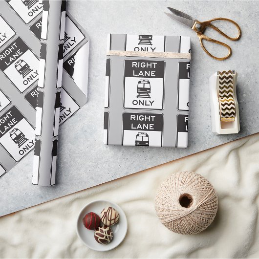 トラム右車線のみ ラッピングペーパー
