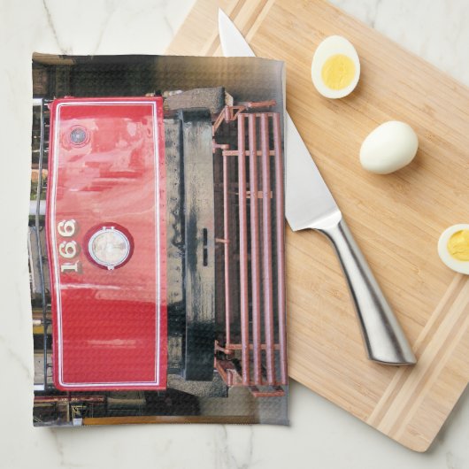 トラム キッチンタオル (四つ折り)