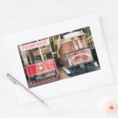 トラム 長方形シール (封筒)