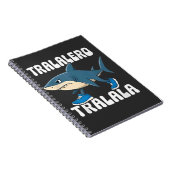 トラレロトララシャークおもしろいミーム ノートブック (右側)