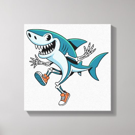 トラレロトララスケルブハロウィーンデザイン キャンバスプリント (正面)