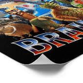 トラレロトララブラインロおもしろいーイタリアンミームボーイズ ポスター (角)