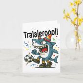 トラレロトララブラインロイタリアンットサッカー誕生日 カード (黄色い花)