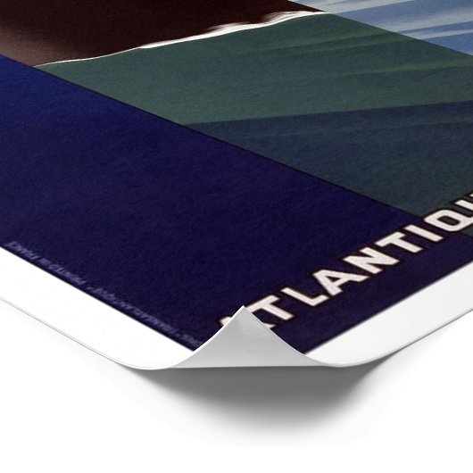 トランアトランティックのヴィンテージのポスター ポスター (角)