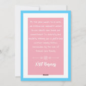 トランインクルーシブクリスマスツリーホリデーカード シーズンカード (裏面)