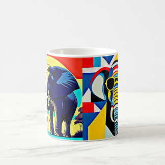 トランキンのまわりに コーヒーマグカップ