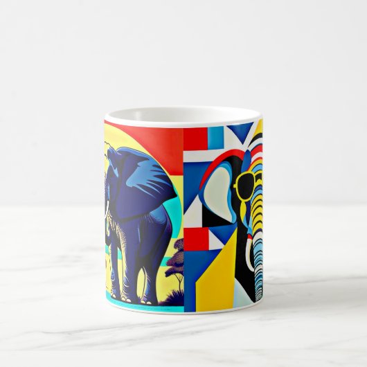 トランキンのまわりに コーヒーマグカップ (中央)