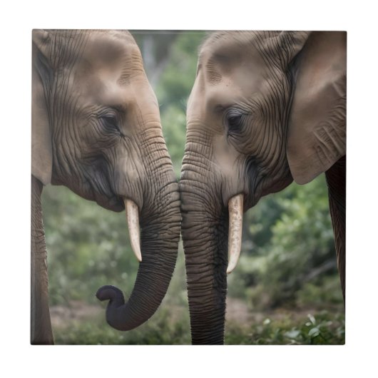 トランクからトランクへ：優しい象の抱擁» タイル (正面)