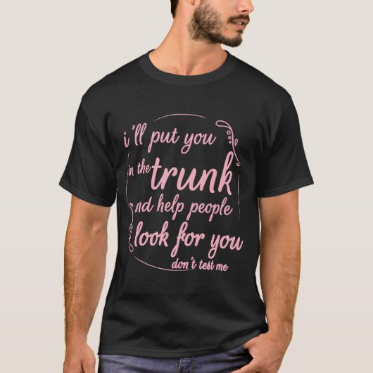 トランクことわざに入れよう Tシャツ (正面)