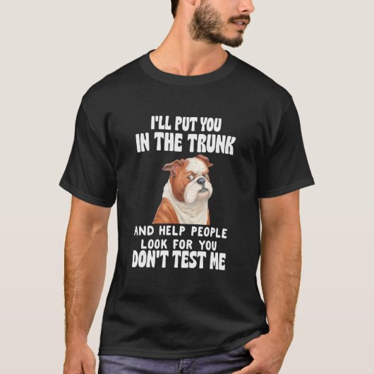 トランクに入れて人々のアパレル救済を入れる Tシャツ (正面)