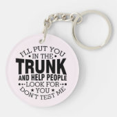 トランクに入れよう キーホルダー (裏面)