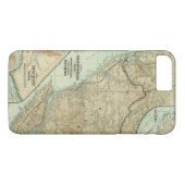 トランクの太平洋の壮大な鉄道の地図 Case-Mate iPhoneケース (裏面(横))